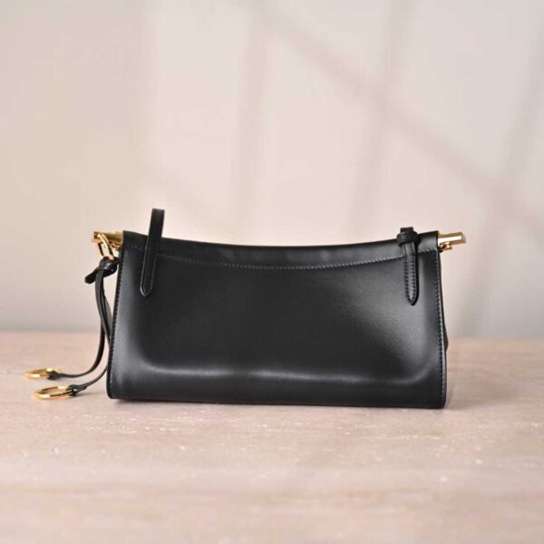 ALAIA LE CLICK EAST WEST SMALL BAG IN NUBUCK