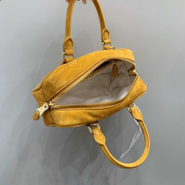 MIUMIU Arcadie padded suede top-handle bag