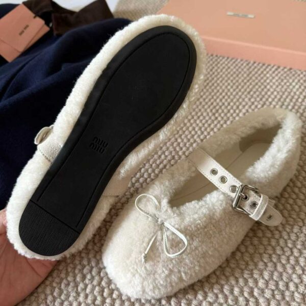 MIUMIU New Maomao Mary Jane Ballet Shoes