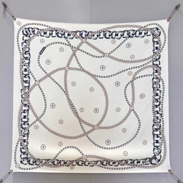 CHANEL  Silk scarf