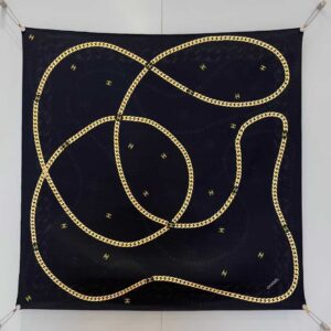 CHANEL  Silk scarf