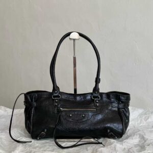 Balenciaga Women's Le City Bag East-west in Sesame