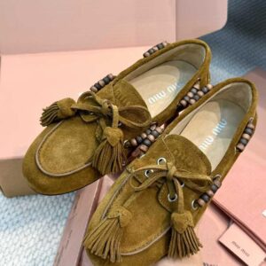 MIUMIU  Tassel loafers