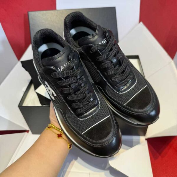 CHANEL High heel sneakers