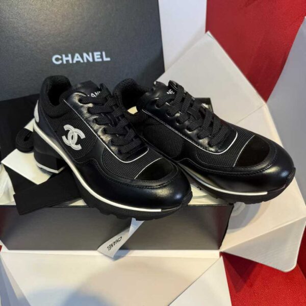 CHANEL High heel sneakers