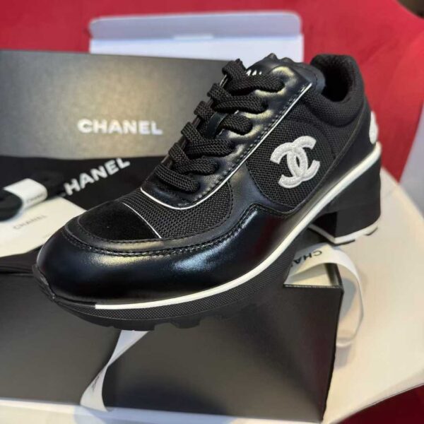 CHANEL High heel sneakers
