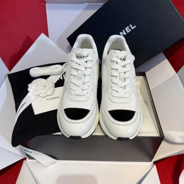 CHANEL High heel sneakers