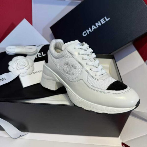 CHANEL High heel sneakers
