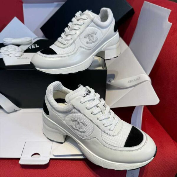 CHANEL High heel sneakers