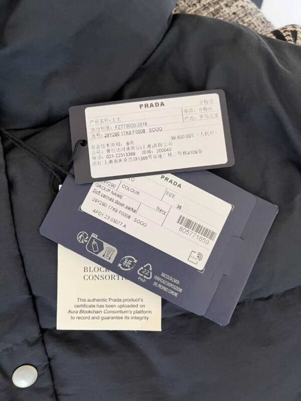 PRADA Long down jacket