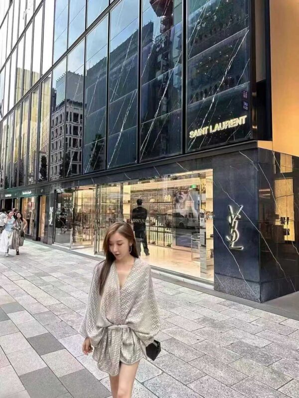 FENDI  FF  Jacquard cloak