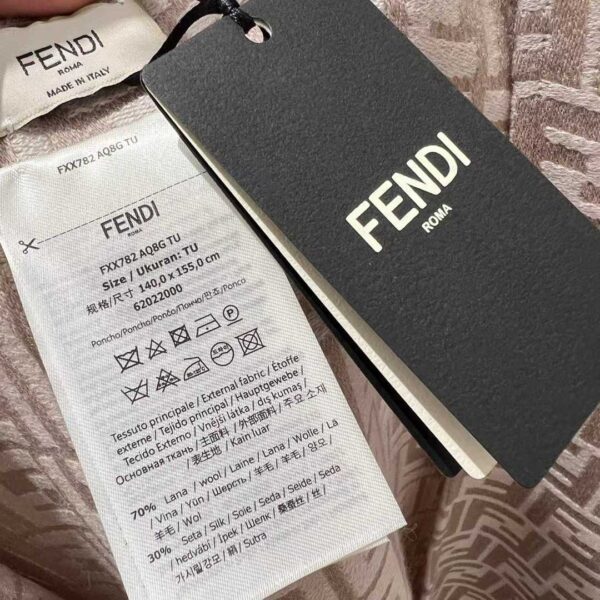 FENDI  FF  Jacquard cloak