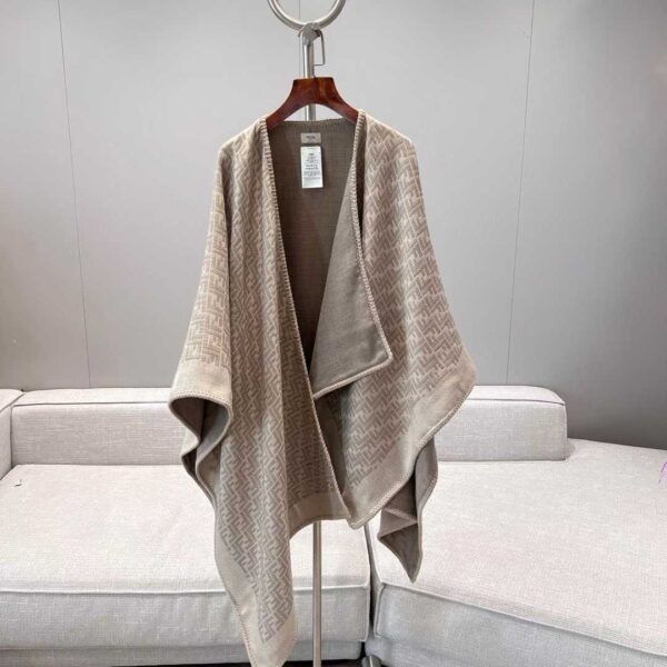 FENDI  FF  Jacquard cloak