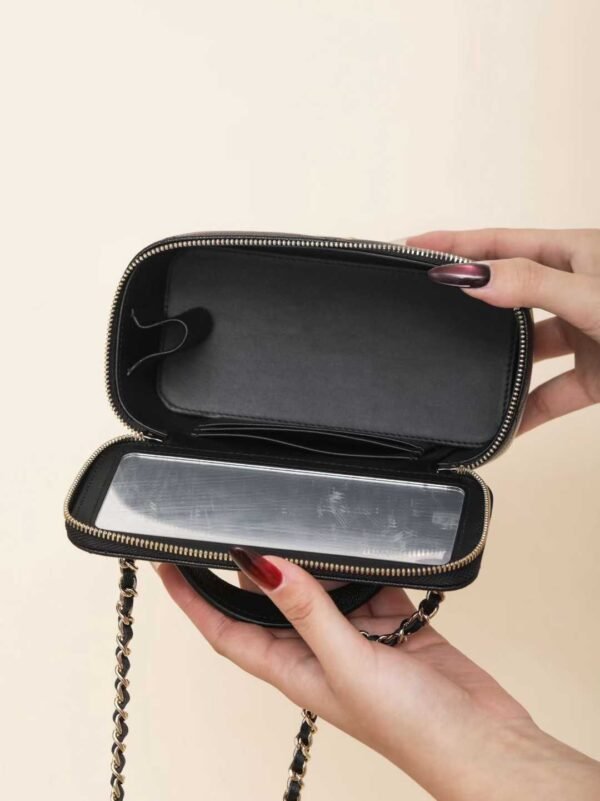 CHANEL Chain makeup bag