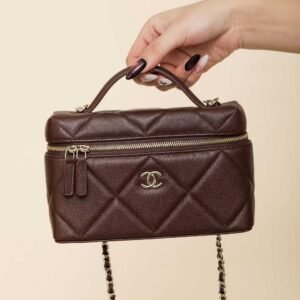 CHANEL Chain makeup bag