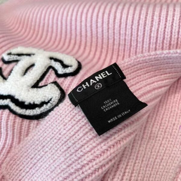 CHANEL scarf and cold cap