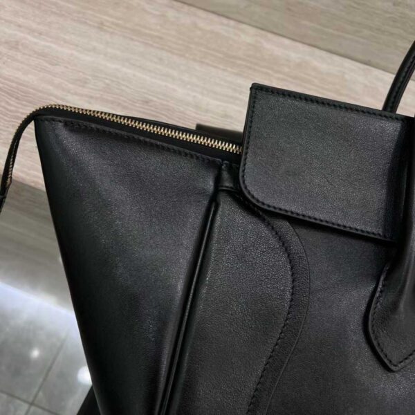 CELINE MEDIUM NEW LUGGAGE IN SUPPLE SHINY LAMBSKIN