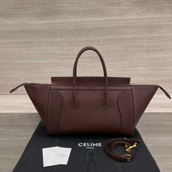 CELINE MEDIUM NEW LUGGAGE IN SUPPLE SHINY LAMBSKIN