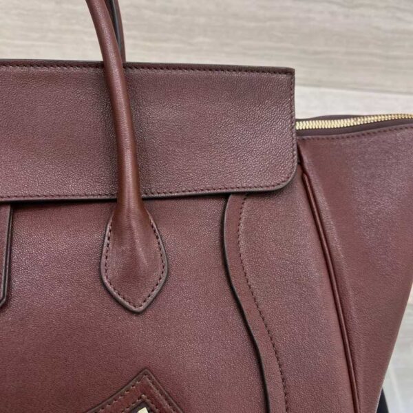 CELINE MEDIUM NEW LUGGAGE IN SUPPLE SHINY LAMBSKIN