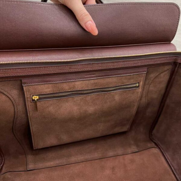 CELINE MEDIUM NEW LUGGAGE IN SUPPLE SHINY LAMBSKIN