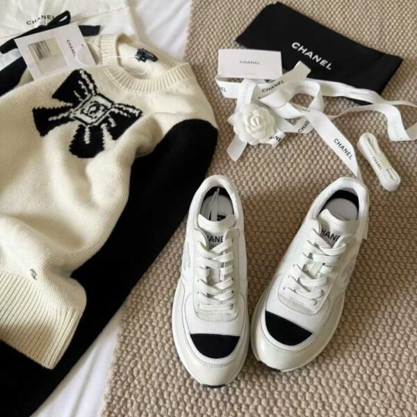 CHANEL High heel sneakers