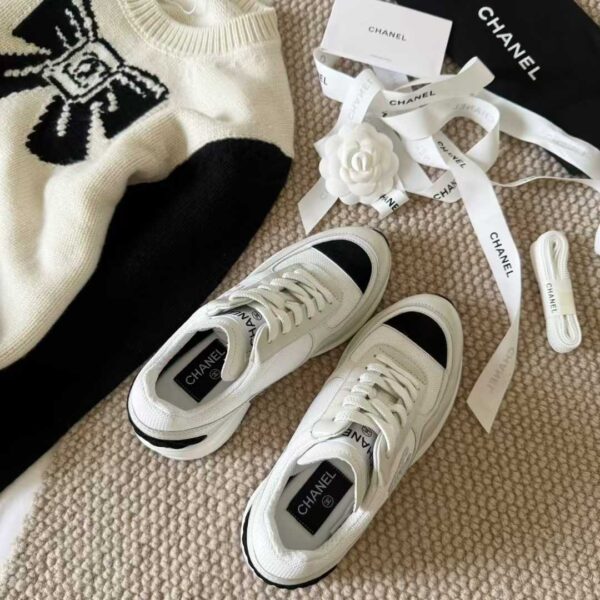 CHANEL High heel sneakers