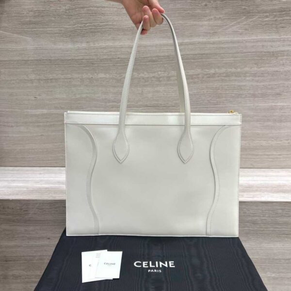 CELINE FLAT CABAS NEW LUGGAGE IN GLOSSY CALFSKIN