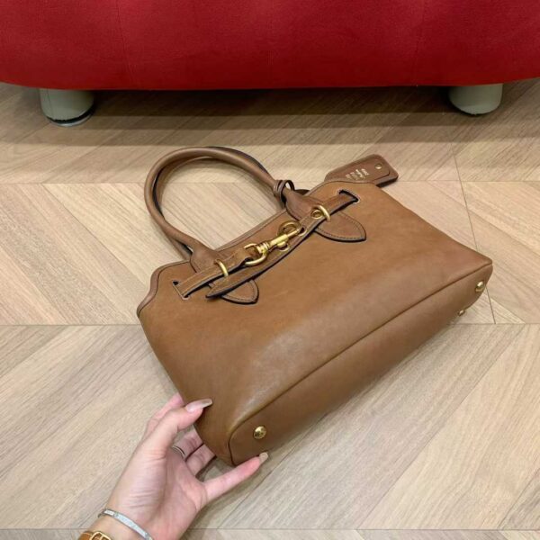 MIUMIU aventure nappa leather bag