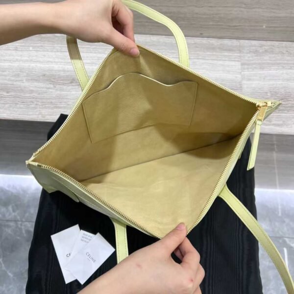 CELINE FLAT CABAS NEW LUGGAGE IN GLOSSY CALFSKIN