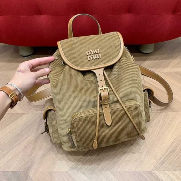 MIUMIU Corduroy backpack