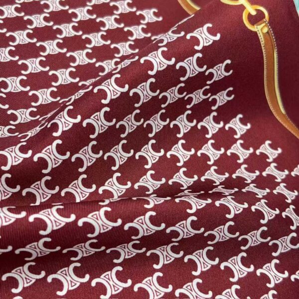 CELINE Square silk scarf