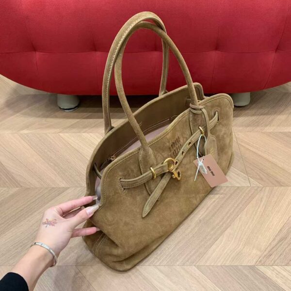 MIUMIU Aventure suede bag