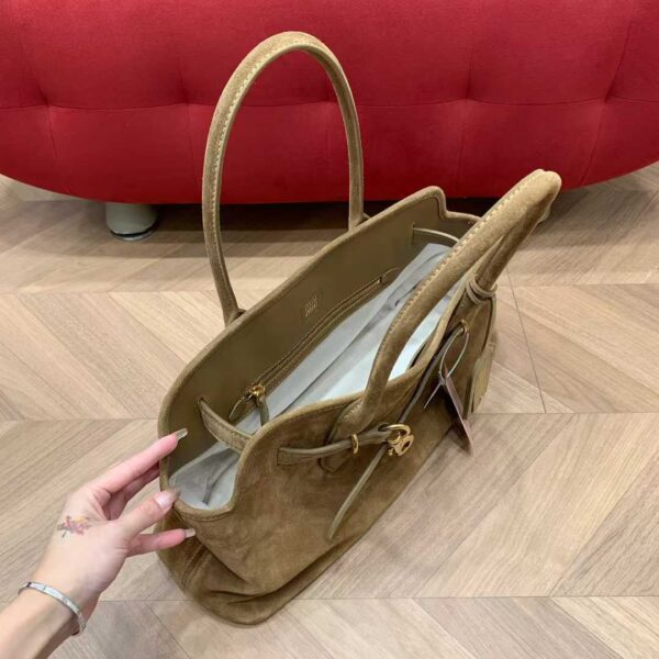 MIUMIU Aventure suede bag