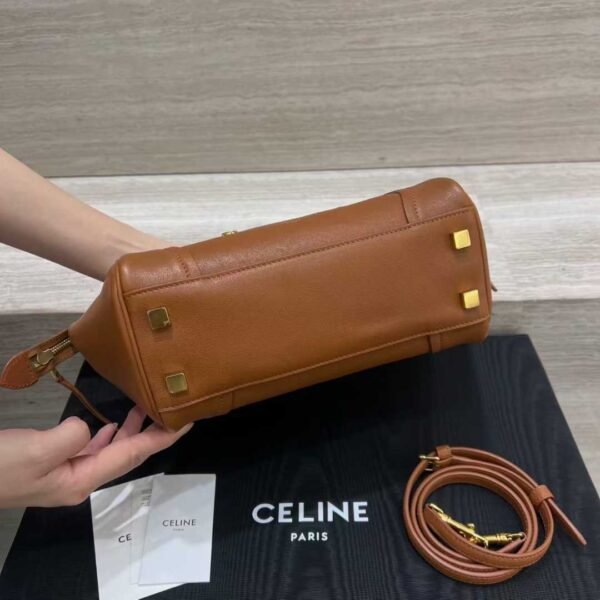 CELINE SMALL NEW LUGGAGE IN SUPPLE SHINY LAMBSKIN