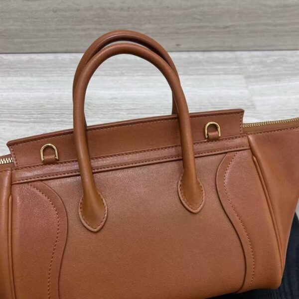 CELINE SMALL NEW LUGGAGE IN SUPPLE SHINY LAMBSKIN