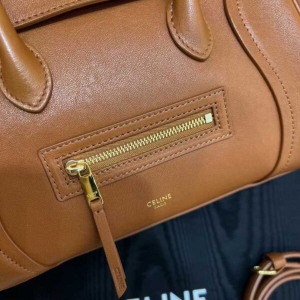 CELINE SMALL NEW LUGGAGE IN SUPPLE SHINY LAMBSKIN