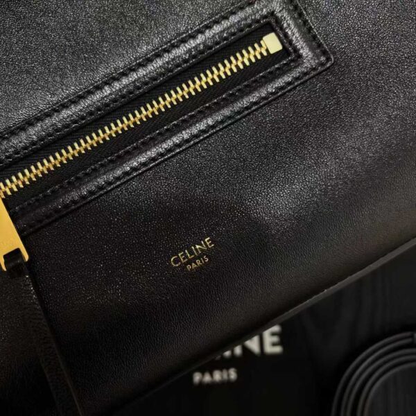 CELINE MEDIUM NEW LUGGAGE IN SUPPLE SHINY LAMBSKIN