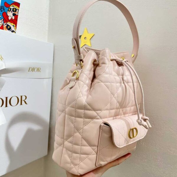 Small Dior Caro Bucket Bag
