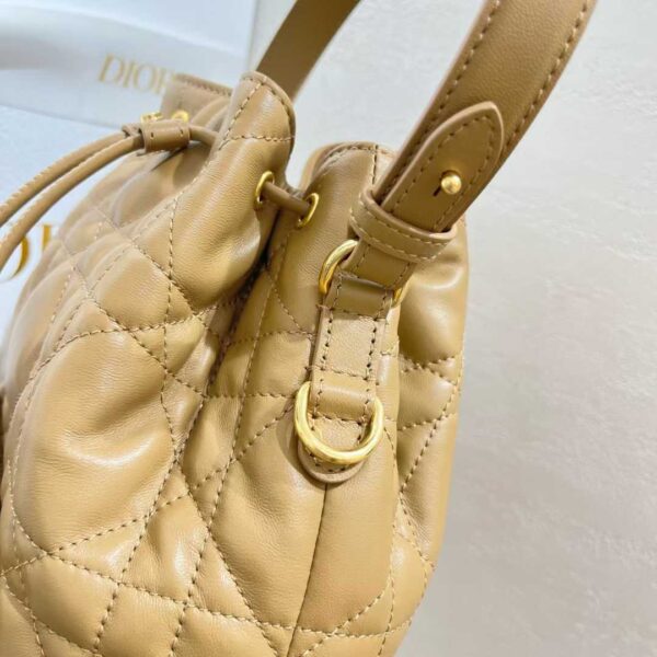 Small Dior Caro Bucket Bag