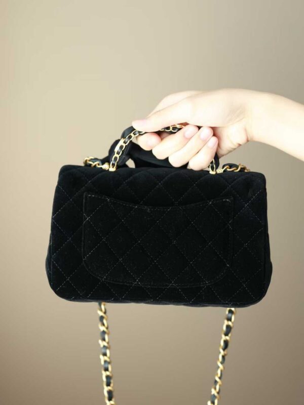 CHANEL MINI FLAP BAG WITH TOP HANDLE