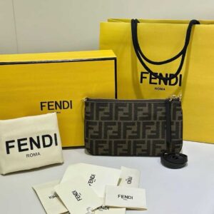 FENDI Flat Baguette Pouch