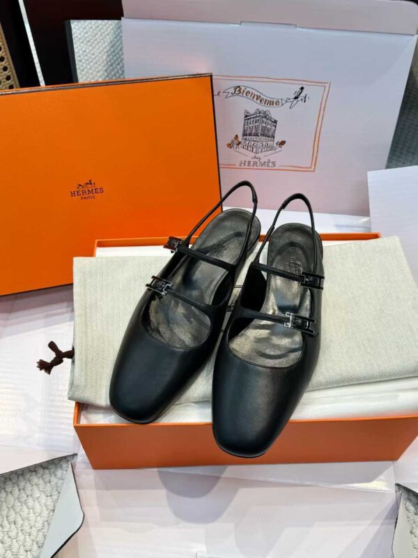 HERMES Mary Jane Shoes