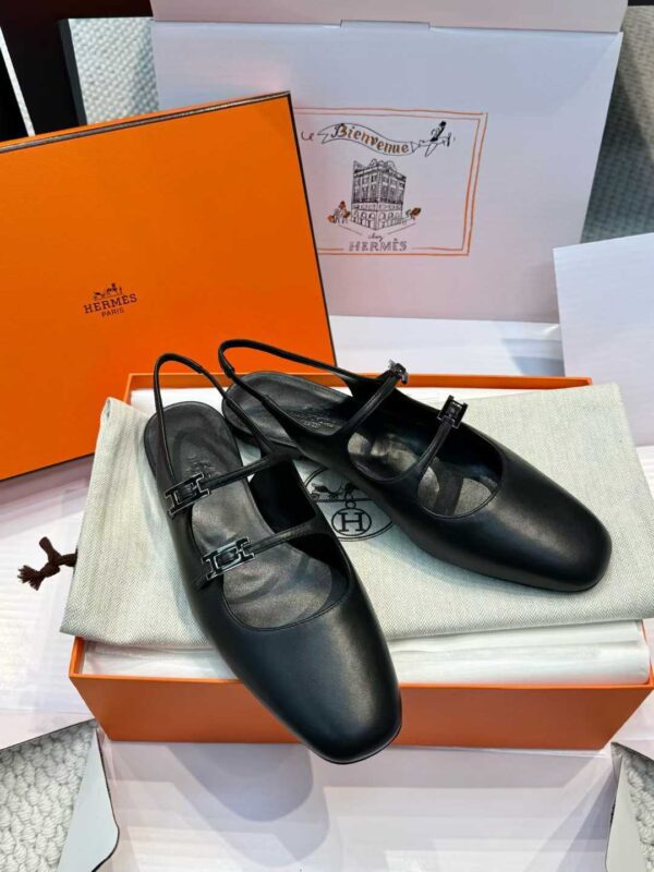 HERMES Mary Jane Shoes