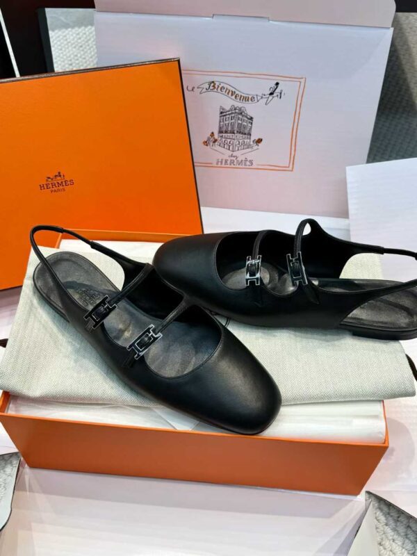 HERMES Mary Jane Shoes
