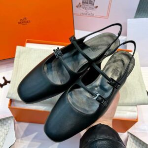 HERMES Mary Jane Shoes