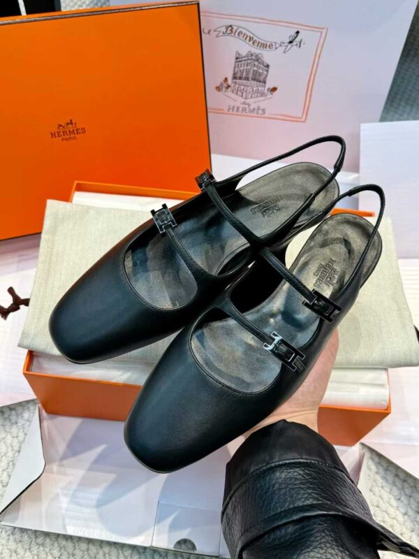 HERMES Mary Jane Shoes