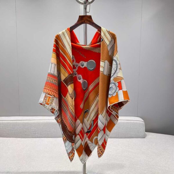 HERMES Square silk scarf