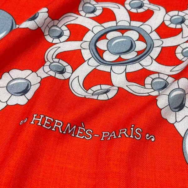 HERMES Square silk scarf