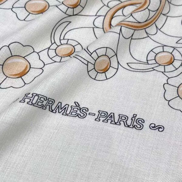 HERMES Square silk scarf