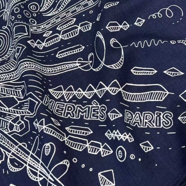 HERMES Square silk scarf